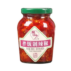 Tantan Xiang Over-Rice gehackter Chili 280g
